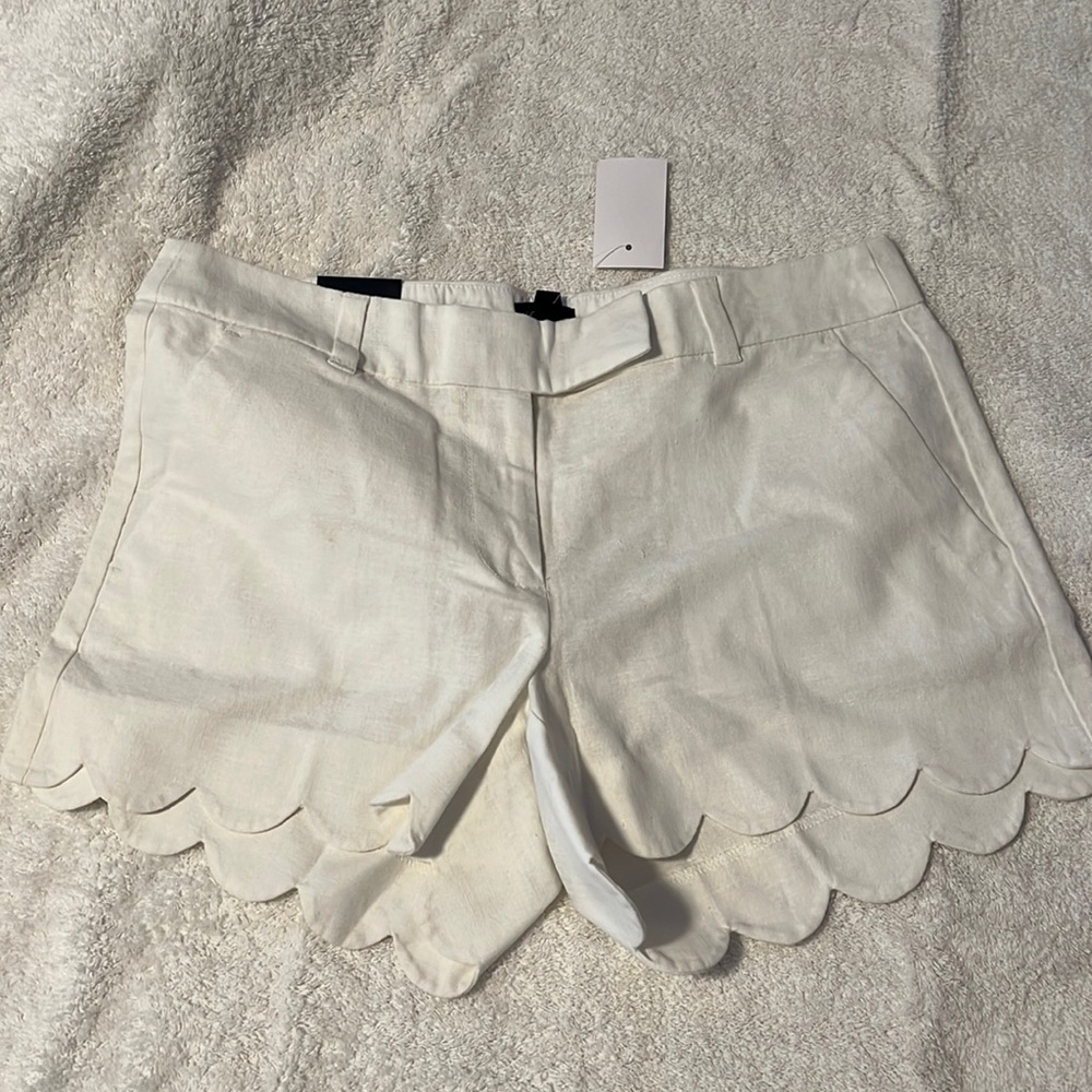 J Crew scallop edge shorts
